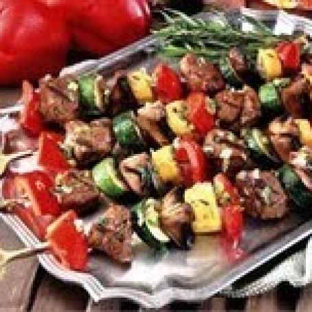 Grilled Turkey Kebobs