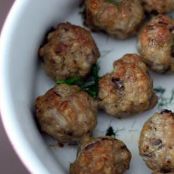 PORK - Caraway Pork Meatballs with Tzatziki