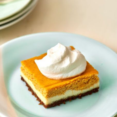 Pumpkin Cheesecake Bars