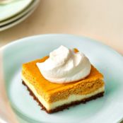 Pumpkin Cheesecake Bars