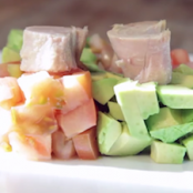 Avocado and Tomato Salad with Isabel Tuna