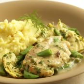Chicken with Sugar Snap Peas & Spring Herbs