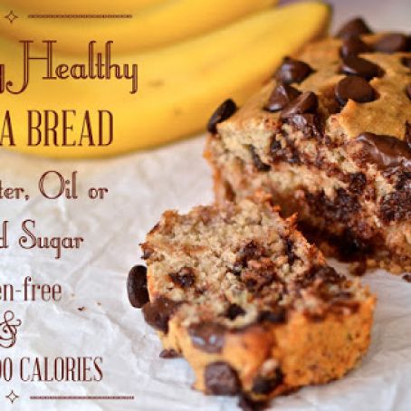 Banana Bread {With Chocolate Chips} - Secretly Healthy
