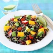 Black Quinoa Salad with Mango, Avocado, & Tomatoes