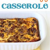 Overnight Breakfast Bacon and Egg Casserole Recipe!