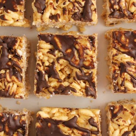 bar - Cashew and Honey Bars with Chocolate Drizzle