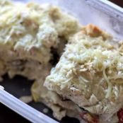 CROCKPOT CHICKEN & VEGETABLE ALFREDO LASAGNA