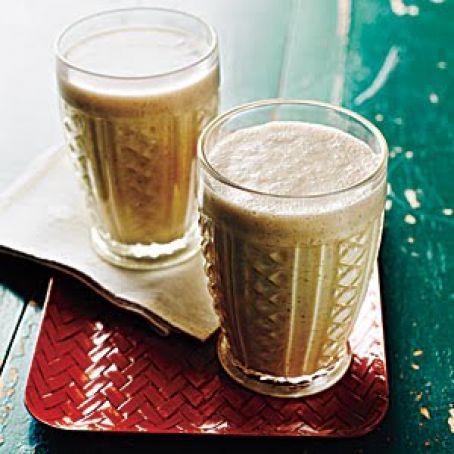 Peanut Butter, Banana and Flax Smoothies