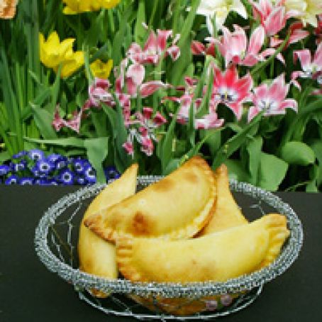 Italian Calashouns (Half-moon shaped baked Easter pastries