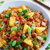 Ham & Pineapple Fried Cauliflower Rice