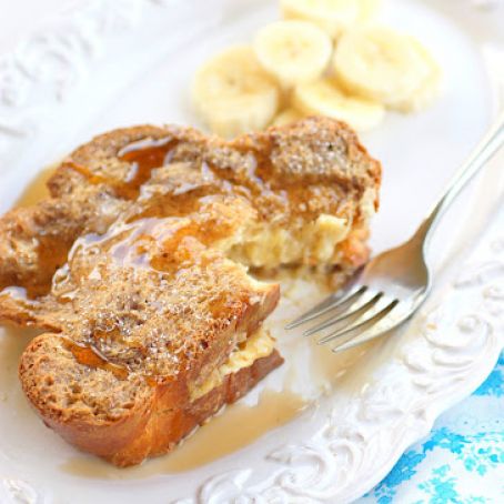 Banana Stuffed French toast