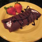 Chocolate Tortilla Ice Cream Enchilada