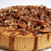Pumpkin Maple Pecan Cheesecake