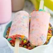 Milk and Cereal Breakfast Popsicles