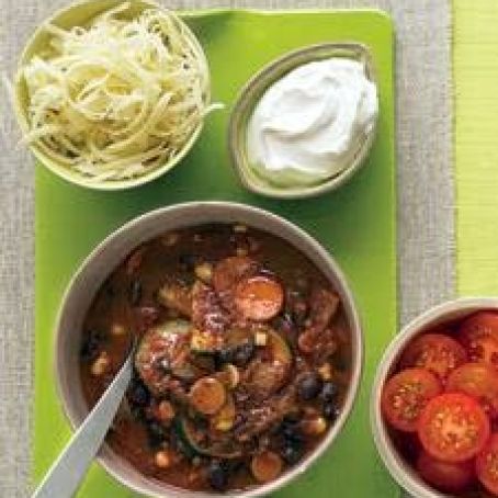 Vegetarian Black-Bean Chili