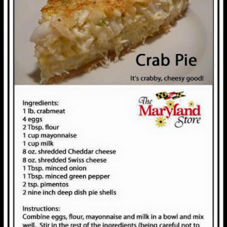 Crab Pie