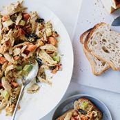Curried Chicken Salad with Roasted Carrots