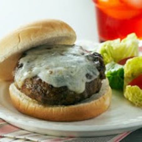 Five-Cheese Skillet Burgers