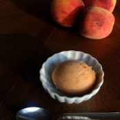 Ginger Peach Sorbet