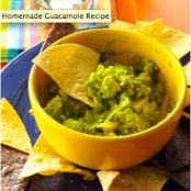 Homemade Guacamole Recipe