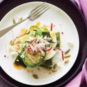 Spicy Avocado Poblano Salad