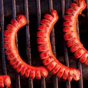 Saucy Hasselback Hot Dogs