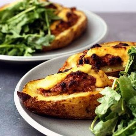 Sausage Stuffed Potatoes