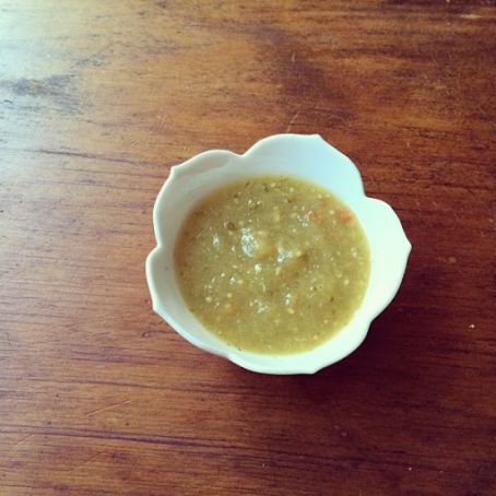 Small Batch Roasted Tomatillo Salsa