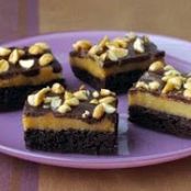 Triple-Layer Peanut Butter Brownies