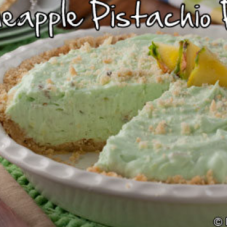 Pineapple Pistachio Pie