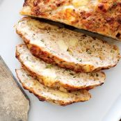 Turkey-Sausage Meat Loaf w/ Cheese Curds