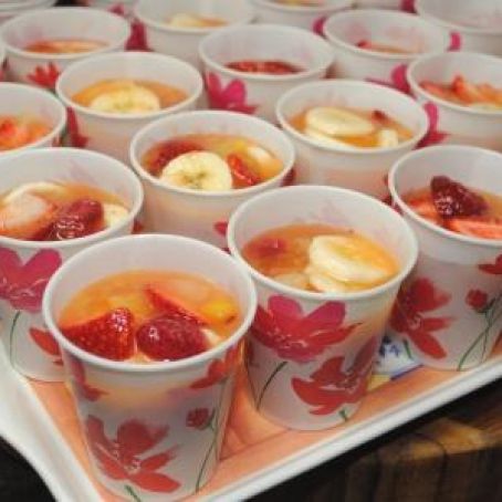 Frozen Fruit Slush Salad