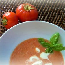 Tomato & Basil Pesto Soup, Made Easy