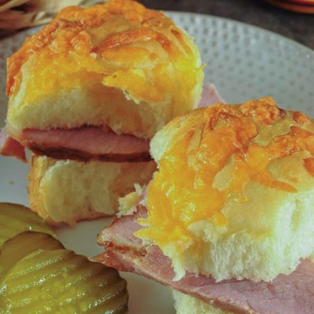 Cheesy Crusted Yeast Rolls