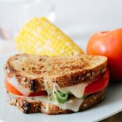 Tomato Avocado Grilled Cheese