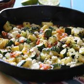 Skillet Mexican Zucchini