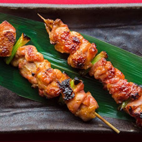 Chicken and Scallion Yakitori