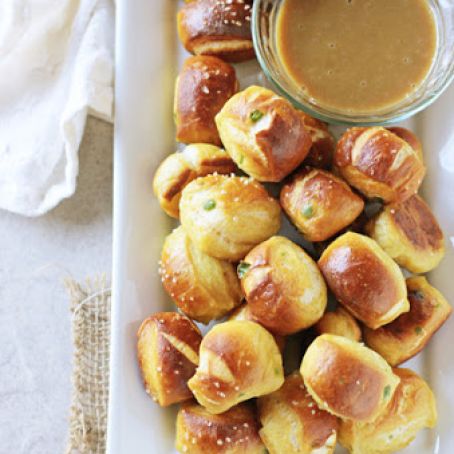 Jalapeno Cheddar Soft Pretzel Bites