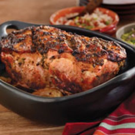 Roast Pork Shoulder Caribbean-Style