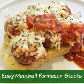 Meatball Parmesan Stacks