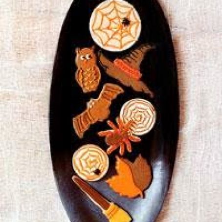 Vanilla & Chocolate Halloween Cookies