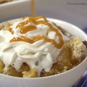 Caramel Apple Dump Cake Recipe with 4 ingredients