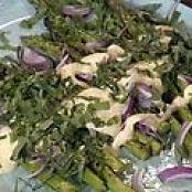 Creamy Tangerine Dressed Grilled Asparagus