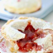 Mini Cherry Cheesecake Pies