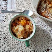 3 Ingredient French Vanilla Peach Cobbler - Amanda's Cookin'