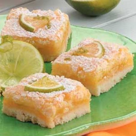 Desserts (Lime Cooler Bars)