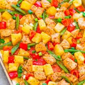 15-Minute Sheet Pan Teriyaki Chicken and Pineapple