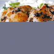 Sauteed Dijon Chicken With Peaches