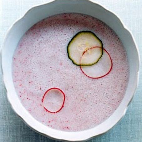 Chilled Radish Buttermilk Soup