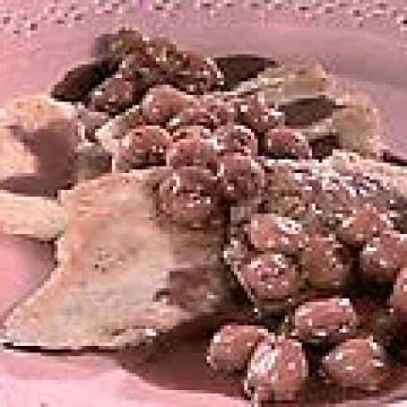 Turkey Cutlet with Tart Cherry Sauce